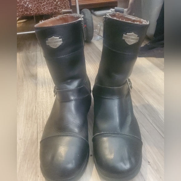 Harley-Davidson Shoes - Harley-Davidson Black Leather Boots
